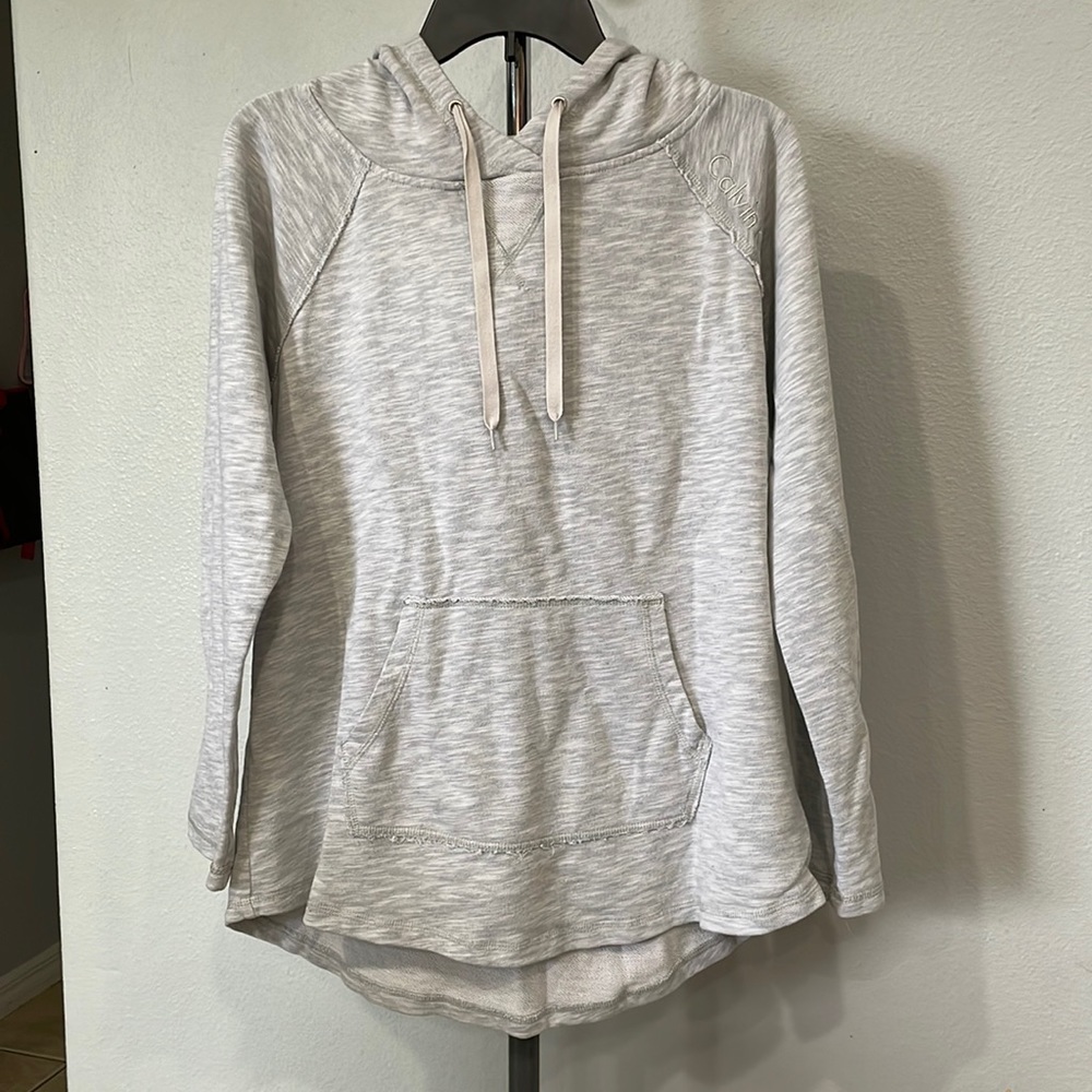 Calvin Klein Heathered Grey Sweatshirt Size L